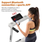 OneTwoFit Treadmill Walking Pad Foldable Treadmill All-in-One Treadmill Multiple-layer shock-absorbing With APP Bluetooth - No installation required Fully foldable - Image 7