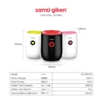 Samu Giken Penyahlembap Rumah | Household Dehumidifier Reduce Excess Moisture With Water Tank & Msia Plug (800ml) - Image 2